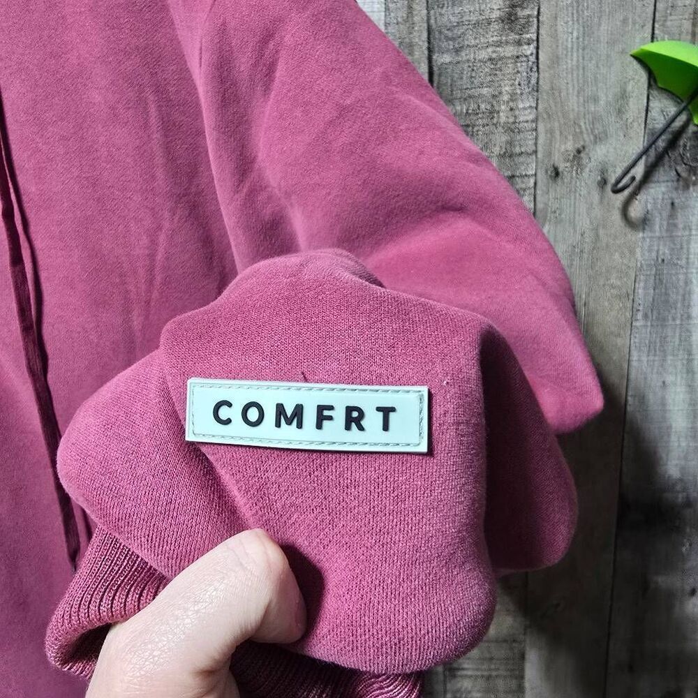 Comfrt Weighted 5 lb Hoodie Berry 2xl Anxiety Comfy Lounge Trip Vacation Plus - Picture 3 of 7
